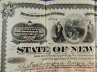 Antique 1897 State Of New York 15 Year Canal Improvement Bond