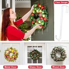 Wreath Hangers For Front Door12  Clear Wreath Door Hanger2 Pack Wreath Hanger No