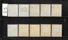 Kuwait  102-112 1952-54 Qeii Surcharges Wmk 298 - Mint Light Hinged