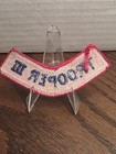 Authentic Texas Dps State Trooper Rank Rocker Patch Rank  Iii 