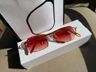 Cartier Rectangular Rimless 57mm Gold Unisex Eyeglasses