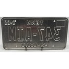 Vintage 1989 Tennessee License Plate 347-aim Tenn P2-16000 Green White Embossed