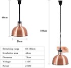 Ymjoinmx Food Heat Lamp Food Warmer Lamp With Bulb Food Heating Lamp Comme 2pack