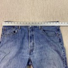 Levis 501 Jeans Button Fly Mens Blue Denim Size 38x30