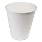 White Disposable Paper Cup 10oz Polycoated Hot Beverage Cups 1000 Count Pack New