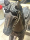 Antique Wood Carved Toy Rocking Horse Very Old