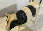 Vtg Nylint Toy Black White Plastic Horned Holstein Cow Bull And Calf Dairy Farm