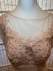 Pale Pink Mother Of Bride Formal Illusion Neck Embroidery Lace Empire Waist 8