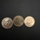 George Washington 1st President  1789-1797   Us One Dollar Coin Rare Lot Of 3