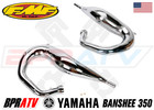 Yamaha Banshee 350 Fmf Full Exhaust Fatty Pipes Powercore 2 Ii Silencers Set Kit