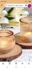 D5  12pcs Assorted Gold Votive Candle Holders For Wedding Decor  Ribbed Gold Tea