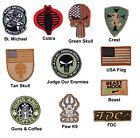 Patch Embroidered Military Tactical Army Flag Cobra Michael Skull Dog K9