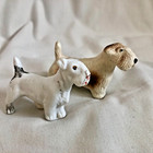 Lot Of 2 Sealyham Terrier   Dog Miniature Figurines   Germany