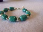 Turquoise And Sterling Silver Native American Southwestern Bracelet Jewelry