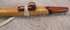 F- Curly Maple Hand Carved Native American Flute John Stilwell Free Form Fetish