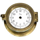Vintage Solid Brass Nautical Ship Porthole Clock Case Maritime Marine Heavy 5 5   