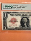 1923  1 Legal Tender Red Seal Fr 40 Pmg Vf25  no Comments 
