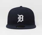 New Era 59fifty Men Women Cap Detroit Tigers Ac Perf Home Navy Blue Fitted Hat