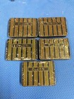 Lot Of 5 Rare Antique Vintage German Eljen Josetti Cigarette Tins
