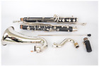 Popular Model Silver Plated Keys Bass Clarinet In Bb Bakelite Instrument