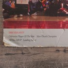 Original 1988 Michael Jordan Nike Poster Mvp 24 X 31  Heavy Wear Store Display  