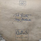Vintage Player Piano Roll Lot Of 20 Qrs Word Roll - French American March