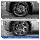 19 Inch 4 Pcs Hubcaps For 2020-2024 Tesla Model Y Wheel Hub Caps Wheel Covers Us
