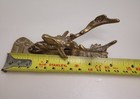 Vintage Brass Door Knocker Stag   Deer   Fox   Wheat Sheaf Design Doorknocker 