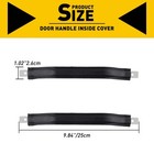 New Black Interior Door Strap Pull Inside Handle Set Pair For 87-95 Yj Wrangler
