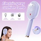 Detangling Brush  Ionic Spray Self- Comb  White