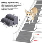 2-step Modular Dog Ramp - Portable Non-slip Stairs For Small Dogs With High Supp