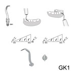 Gk1 Dental Ultrasonic Scaler Tips Fit For Kavo Scaling Handpiece Sonicflex