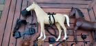 Huge Vintage Lot Johnny West Geronimo Marx Horses Action Figure Accessories Plus