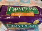 Vintage 90   s Drypers Rare Size Xl Unopened Diapers With Sesame Street Patterns