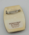 Vintage Woman Pin By Lucinda Brooch W  Woman Wearing Hats   Antique Dresses  34