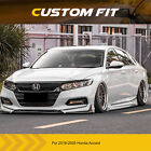 American Modified 2018 To 2020 Honda Accord Aerodynamic Front Lip Spoiler  White