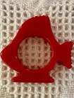 10 Rare Vintage Mcm Animal  Bakelite Napkin Rings