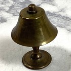 Vtg Dollhouse Miniature Brass Table Lamp 2  Light Room Furniture Accessory Flaw