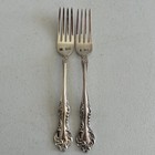 New 18 10 Reed   Barton Gold 2 Piece Fork Set Wedding   Engraved I Do And Me Too