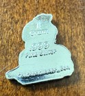 1 Gram Silver Bar  999 Fine Pure Chicken With Gun