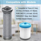 Replacement Vacuum Filter Kit For Tineco A11 Hero  A10 4 3 Pack