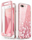 I-blason Phone Case For Iphone 7 Plus   8 Plus  With Screen Full Body Cover Pink