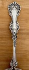 Old Art Nouveau Whiting Pompadour 8 3 8    Sterling Pea Serving Spoon No Monogram