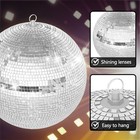 12 16 20 24 Inch Mirror Ball Disco Ball With Hanging Ring For Home Party Decor