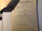 Vintage Maine Central Rr Boiler Insurance Papers Inspection Reports Booklet