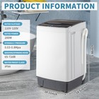 Compact Portable Top Load Washing Machine 10 Programs Display 17 8 Lbs