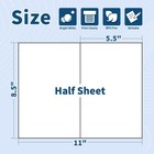 200-2000 Premium 8 5x5 5 Round Corner Shipping Labels Half Sheet Self Adhesive