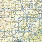 Usa Interstate Highways Wall Map - 22 75  X 15 5  Paper