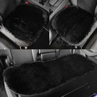 Winter Car Plush Seat 2pcs Front Seat Cushions   1pcs Rear Seat Cushion