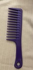 Classic Vintage Conair Wide Tooth Hair Comb  Purple Plastic  9 In  Unisex